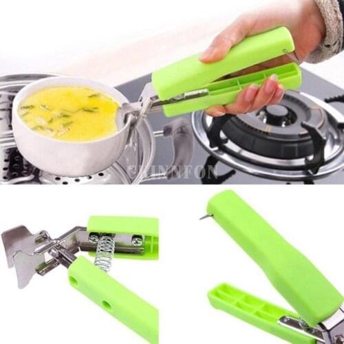 200Pcs/Lot Stainless Steel Anti-Scald Bowl Dish Plate Pot Clamp Holder Carrier Clip Handle