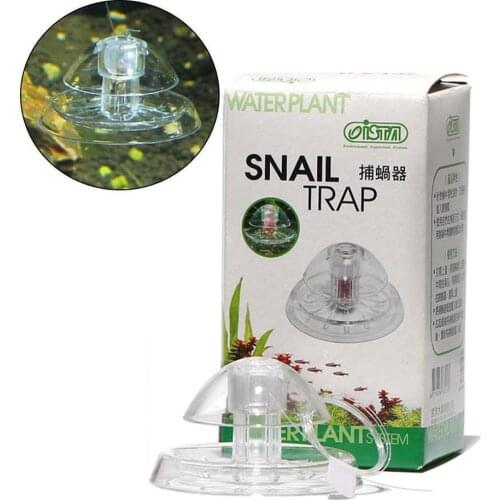 White Clear Snail Trap Catcher Plants Planarian Pest Plastic Catch Tool Plant Tank Box Aquarium Environment Clean(No Bait