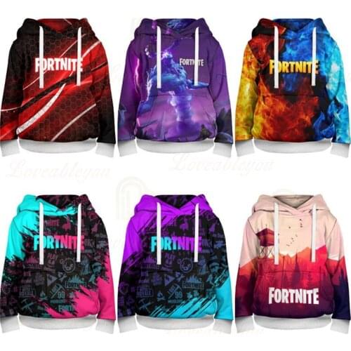 Fortnite Shoot Hero Victory Children Kids Hoodie Battle Royale 3d Sweatshirt Boys Girls Tops Hoodies Teen Clothes