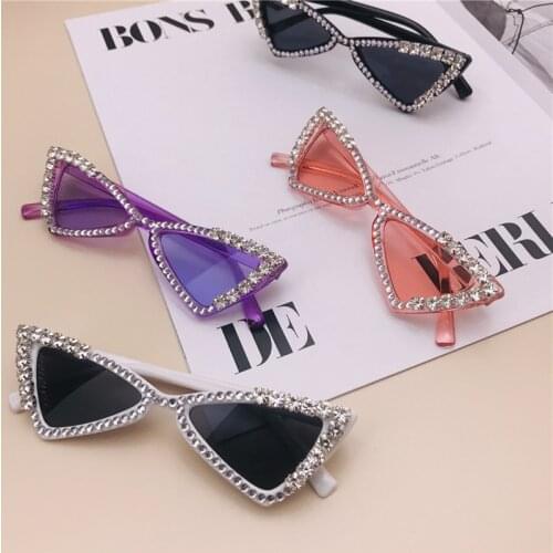 Childrens Kids Sunglasses Glasses Vintage Triangle Shape Beach UV 400 Protection Baby Oculos De Sol Gafas Eyeglasses 2021 New