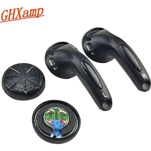 GHXAMP 15.4MM MX500 Earphone Speakers Unit Transparent Driver Full Range N52 Strong Magnetic Flattop Earpiece Speaker 32OHM 2PCS