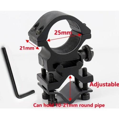 For 501B C8 Hunting Tactical Flashlight Laser Torch Bracket 25mm Ring 20mm Rail Gun Mount