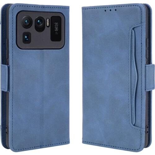 For Xiaomi Mi 11 Ultra Case Mi 11 Premium Leather Wallet Leather Flip Multi-card slot Cover For Xiaomi Mi 11 Ultra Case