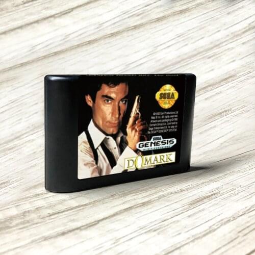 James Bond 007 The Duel - USA Label Flashkit MD Electroless Gold PCB Card for Sega Genesis Megadrive Video Game Console