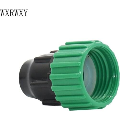 Wxrwxy irrigation hose female 1/2 to the 3/8" hose connector 1/2" threaded connector end cap barb fitting 8/11 35pcs