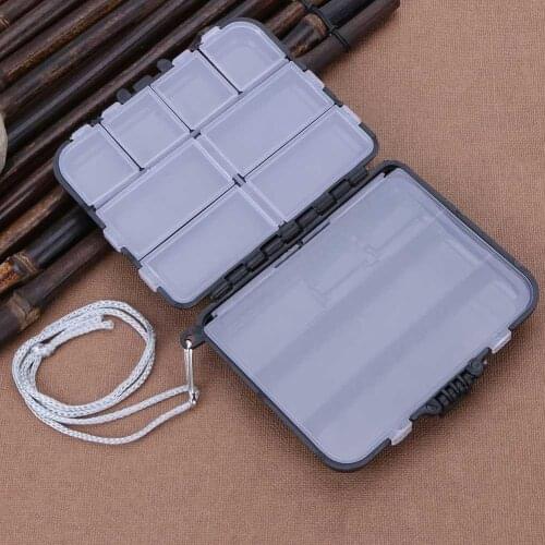 Multi Slot Fishing Tackle Box Outdoor Portable Easy Fishing Carrying for Fishing Hook Swivel Ring Bait Lure Storage Box