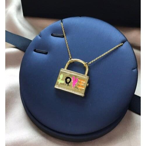 LIDU High Quality 925 Silver Love Color Clavicle Necklace Fashion Exquisite Clavicle Chain Monaco Jewelry Gifts For Friends