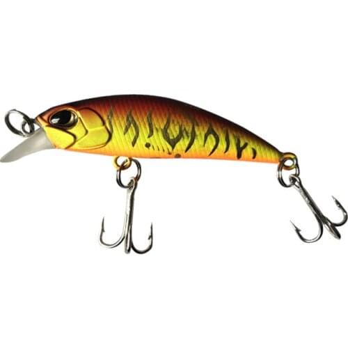 LUTAC High -Quality 45mm 4.2g Sinking Minnow Origin HOOK Wobbler Artificial Baits Fishing Lures
