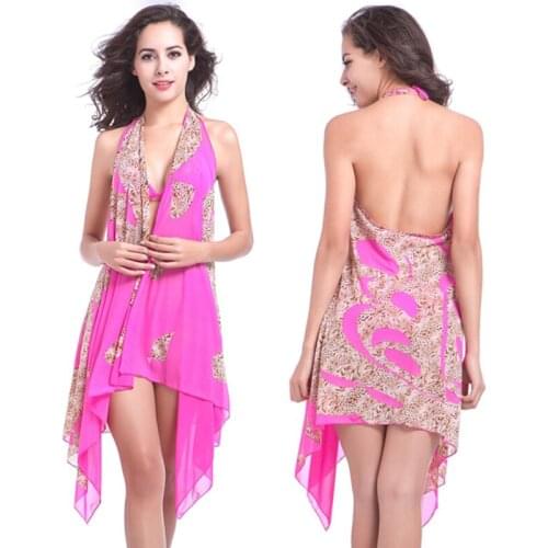 Multi Wear 10 Wear Options Match Bikini Beach Wear Cover Ups Transparent Stretch Mesh Women Convertible Beach Magic Pareo 03