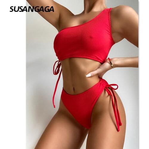 Okkdey Red Swimwear