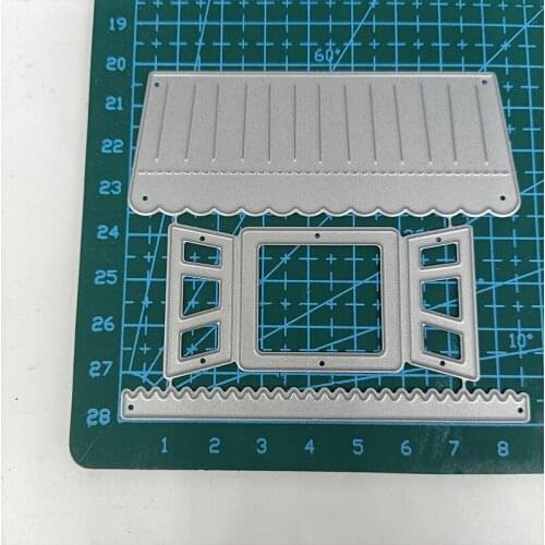 Window Frame Metal Cutting Dies Stencils For DIY Scrapbooking Decorative Embossing Handcraft Photo Card Making Punch Template
