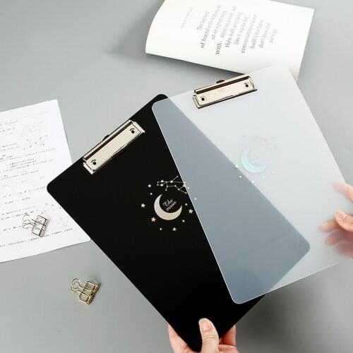 A4 File Folder Writing Pad Clipboard Document Organizer Folder Bag With Clip Filing Plastic Folder Board Office School Supplies