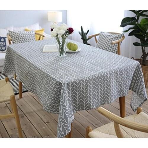 Flow Heavy Weight 60-Inch by 84-Inch Fabric Tablecloth