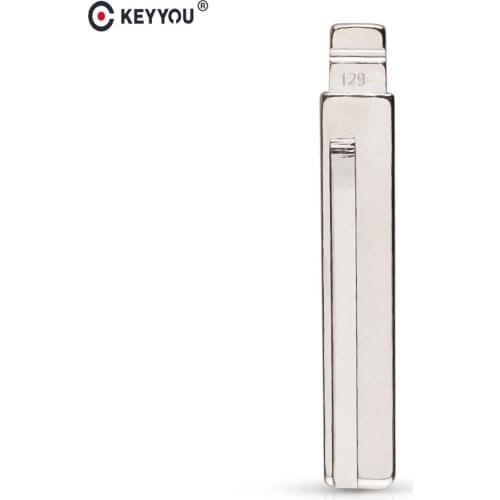 KEYYOU Remote #129 #130 Key Blade Car key embryo For Hyundai Kia HY20 Right Left Blade Car Key Embryo
