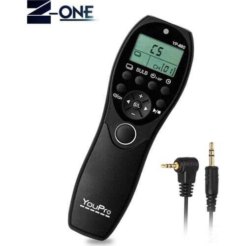 YP-880II/E3 Timer Remote Control For Canon EOS 1300D 1200D 1100D 850D 800D 760D 750D 700D 650D 600D 200D 100D 80D 77D RS-60E3