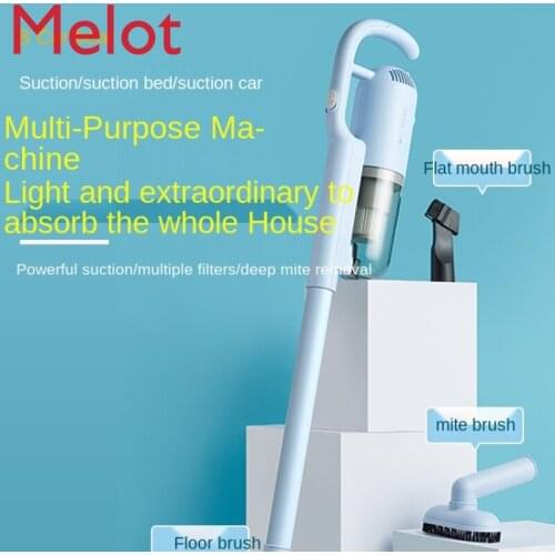 Vacuum Cleaner Household Small Large Suction Ultra-Quiet Strong Carpet Mite Removal Cat Hair Dog Fur Handheld Vacuum Cleaner