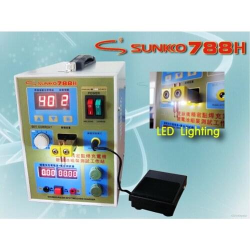 POWER 788H 2 In 1 Micro-computer Spot Welding & Battery Charger 3mm 1KG Nickel sheet 110~240V 1PC