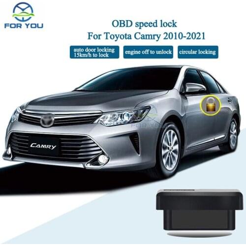 FORYOU Car Auto OBD Plug And Play Speed Lock Unlock 4 Door Device For Camry 2010-2021