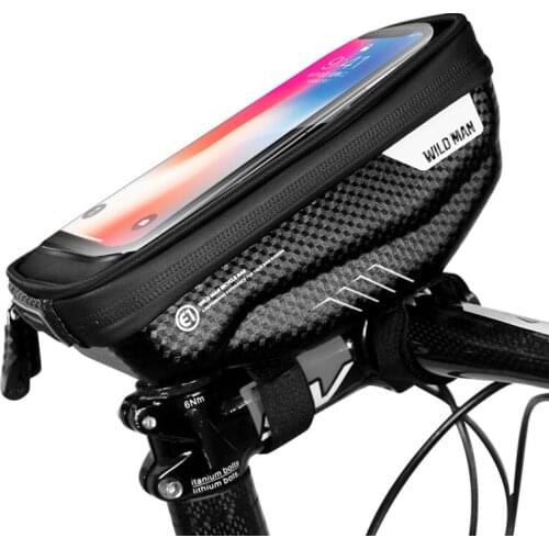 TWTOPSE Bicycle Bags Head Tube Handlebar Road Bikes Bag Pannier Mobile Phone Bag For MTB Bicycle Case Cycling Bike Accessories