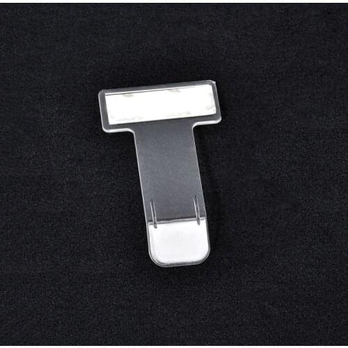 Car Accessories Ticket Car Folder Holder Car Mount Style Car Ticket Clip Mini T-type Transparent Ticket holder Car Storage