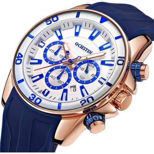 OCHSTIN 2021 Top Brands Mens Watches Sport Chronograph Male Fashion Quartz Wrist Watch Waterproof Clock Relogio Masculino