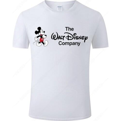 Disney Mickey Mouse T Shirt Men Women Summer Cotton Tee Shirt Casual Short Sleeve Print tshirt Cool Brand Tops Clothing J126