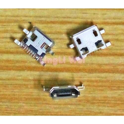 Free shipping 10Pcs Micro USB 5pin 0.72mm B type Female Connector For Mobile Phone Micro USB Jack Connector 5 pin Charging Socke