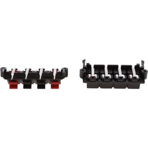 Audio Speaker Terminal LOT OF 10 PIECES 4-way Spring Clip Jack Part Terminal