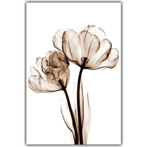 Beautiful Still Life Scenery Pink Flowers Canvas Painting Wall Art Nordic Posters and Prints Wall Pictures for Living Room Decor