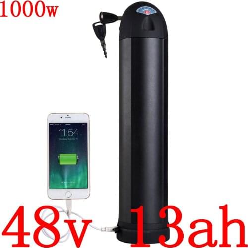 36V 13AH 15AH 48V 10AH 13AH lithium battery pack 1000W 48V 13AH electric bicycle battery for 500W 750W 1000W motor free duty
