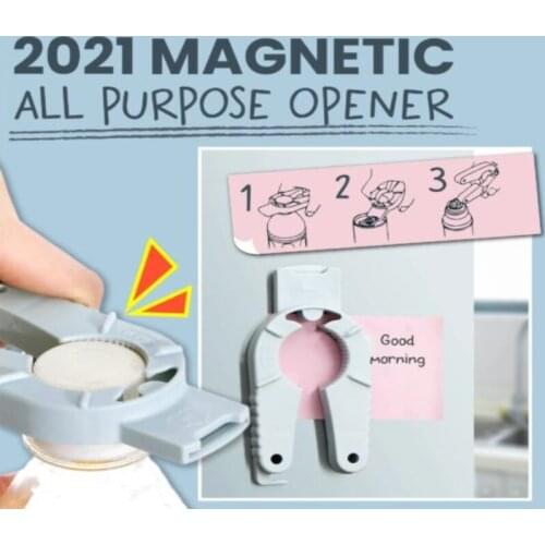 Magnetic Universal Opener Lid Opener Creative Three-in-one Can Opener Cap Opener Labor-saving Household Lid Opener