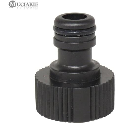 MUCIAKIE 10PCS 3/4'' Female Tap Connectors EU US Standard Garden Water Connecter Black Hose Quick Adapter Threaded Joint