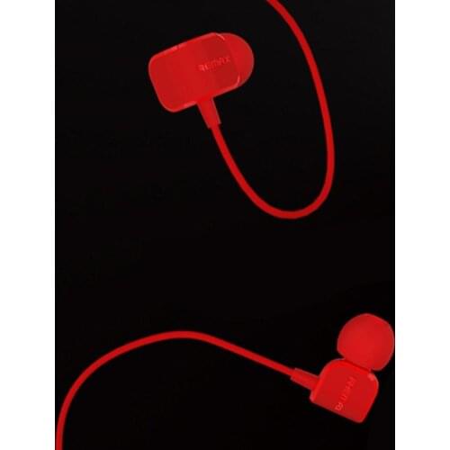 Remax RM-502 3.5mm Wired Stereo Mobile Phone Earphone In-ear Headset with Mic microphone wire control function