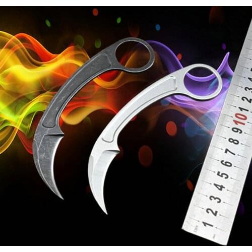 440C Steel Small knife tactics neck straight knife survival Mini EDC outdoor self defense Hunting paper cutting knife sharp