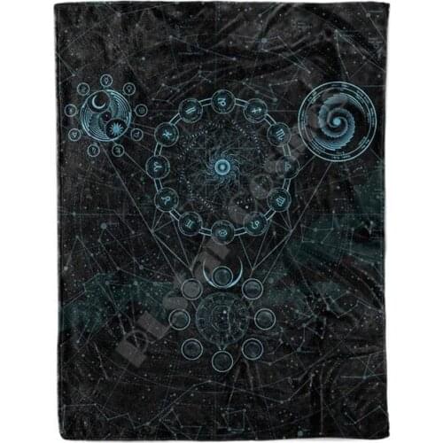 Sky Signs Blanket Fleece Blanket 3D full printed Wearable Blanket Adults/kids Fleece Blanket Sherpa Blanket Drop Shippng