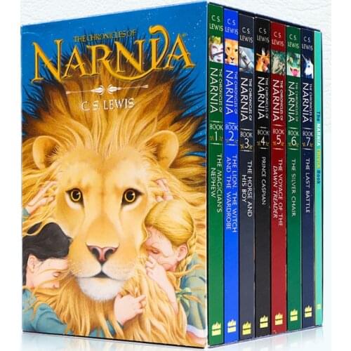8 Books/Set The Chronicles of Narnia Box Set Children Books Kids English Reading Story Chapter Book Novels Young Adult Original
