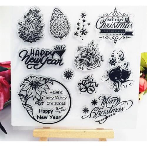 PANFELOU Pinecone Easter Transparent Silicone Rubber Clear Stamps cartoon for Scrapbooking/DIY Easter wedding album