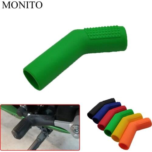 Motorcycle gear shifter shoe Rubber cover case shift lever protective For SUZUKI RM85 RM125 RM250 RMX250 RM 85 125 250 RMX 250