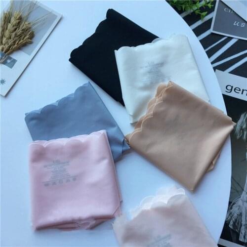 Ice Pure Silk Panties For Girl Low Waist Womens Underwear Solid Color Corset Lace Seamless Breathable Briefs Lingerie Ouverte
