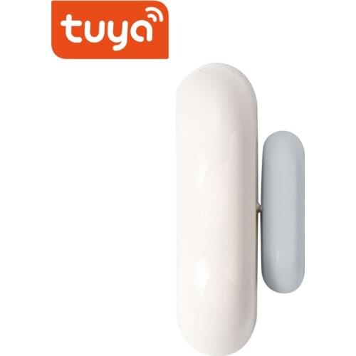 Tuya Smart Home Door Window Contact Sensor WiFi App Notification Alerts Battery Operated work with IFTTT Alexa Google