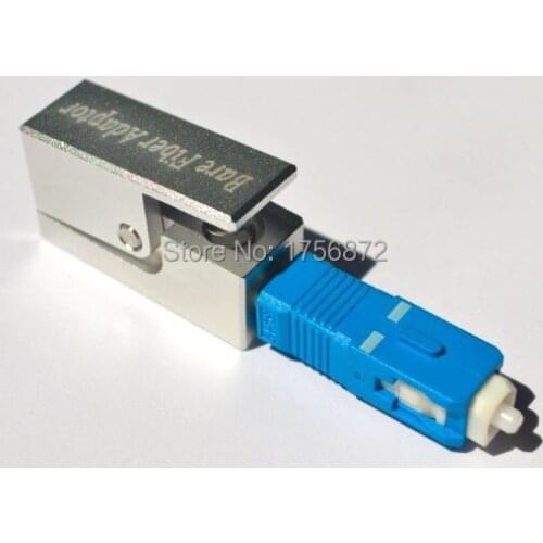 10 Pieces/Lot Fiber Flange Fiber Square Type SC Bare Fiber Adaptor SC Bare Fiber Adapter