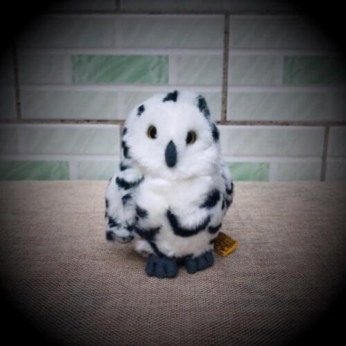 2019 Cute Soft Simulation Snowy Owl Plush Toy Doll Children Kids Boys Girls Birthday Gift 20cm PP Cotton