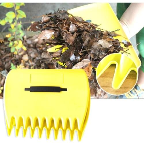 34*25CM Leaves Garden Cleaning Rubbish Leaf Scoop Collect Tool Hand Rakes Trimming Grass Portable Yard Lawn Grabber Pick Up
