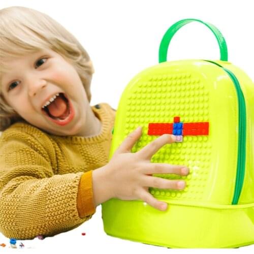 400pcs Compatible with Childrens Building Block Toys DIY Small Granular Building Blocks Bag Toys for Girls Boy Blocks Castle
