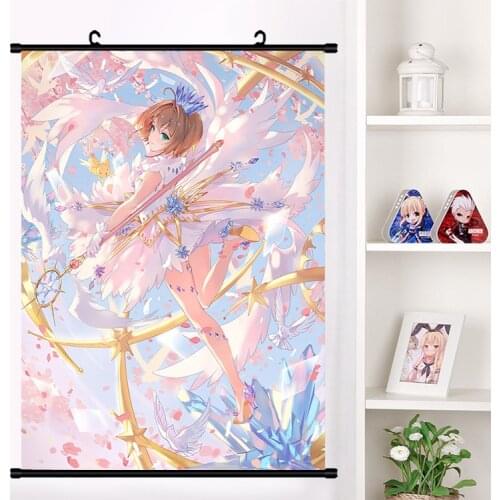 Anime Cardcaptor Sakur Meiling Li Wall Scroll Mural Poster Wall Hanging Poster Otaku Home Decor Collection Art Gift dropshipping