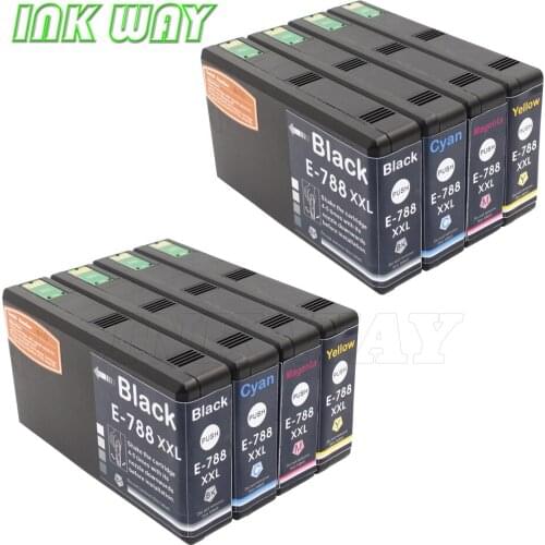 INK WAY INKWAY 8 NON-OEM Compatible Ink Cartridge 788XXL 788 XL High Yield Ink Cartridge WF-5190 WF-5690 Printer