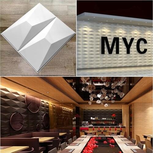 30x30cm 3D three-dimensional 3D tile panel mold plaster 3D wall stickers living room wallpaper mural waterproof bathroom kitchen