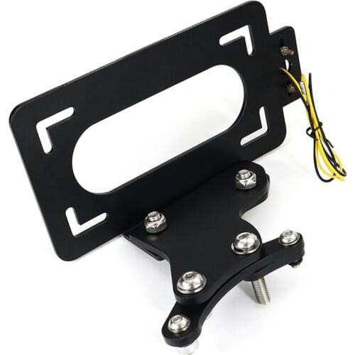 Fit For BMW R nine T SCRAMBLER 2014 2015 2016 2017 2018 2019 2020 2021 Side License Plate Holder Fender Eliminator kit Aluminum