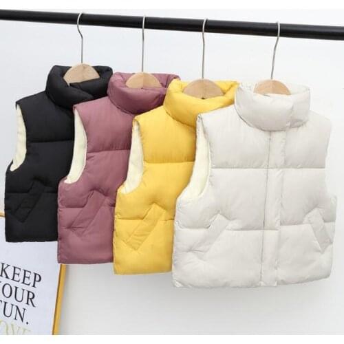 Children Vests Girls Boys Jackets Thicken Outerwear Plus Cashmere Warm Vest Waistcoat Autumn Winter Coat For Kids Clothes Unisex