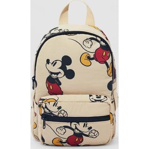 Disney Cartoon Backpack For Baby Boys Girls Minnie Mickey Mouse Children Lovely Schoolbag Kindergarten Schoolbag Kids Gift